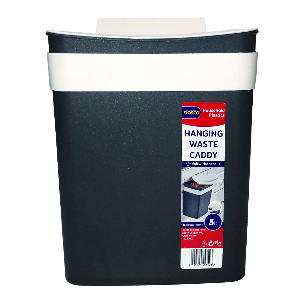Dosco 5L Hanging waste Caddy