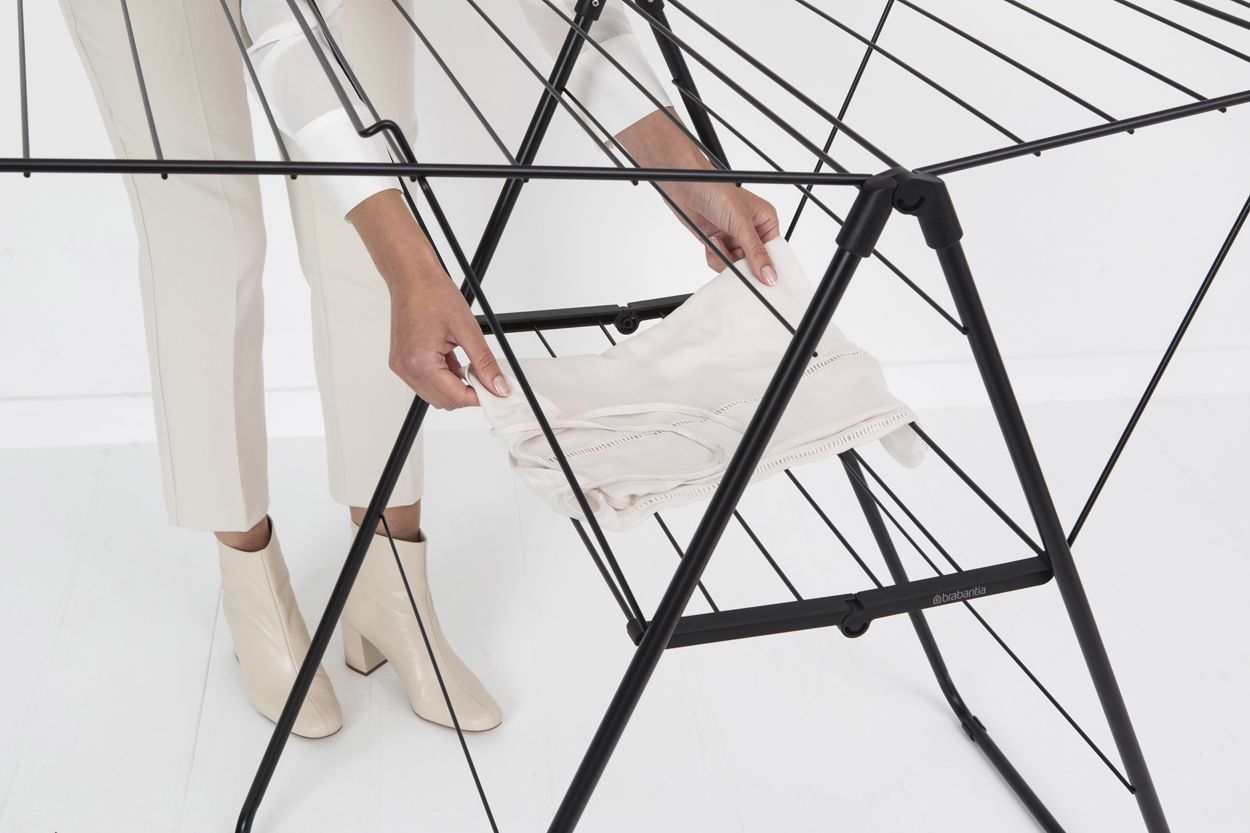 Brabantia Hangon Drying Rack 25M Matt Black