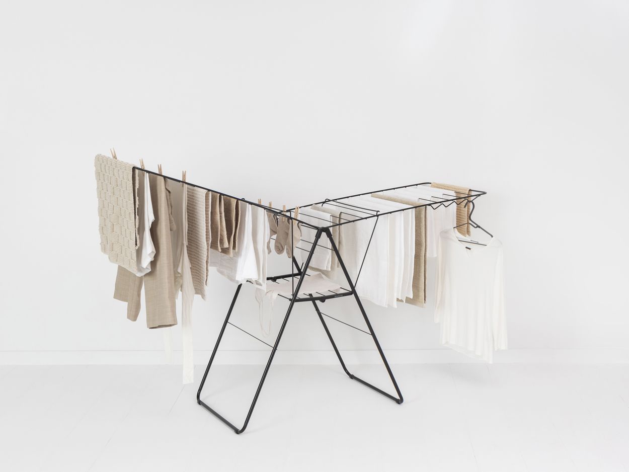 Brabantia Hangon Drying Rack 25M Matt Black