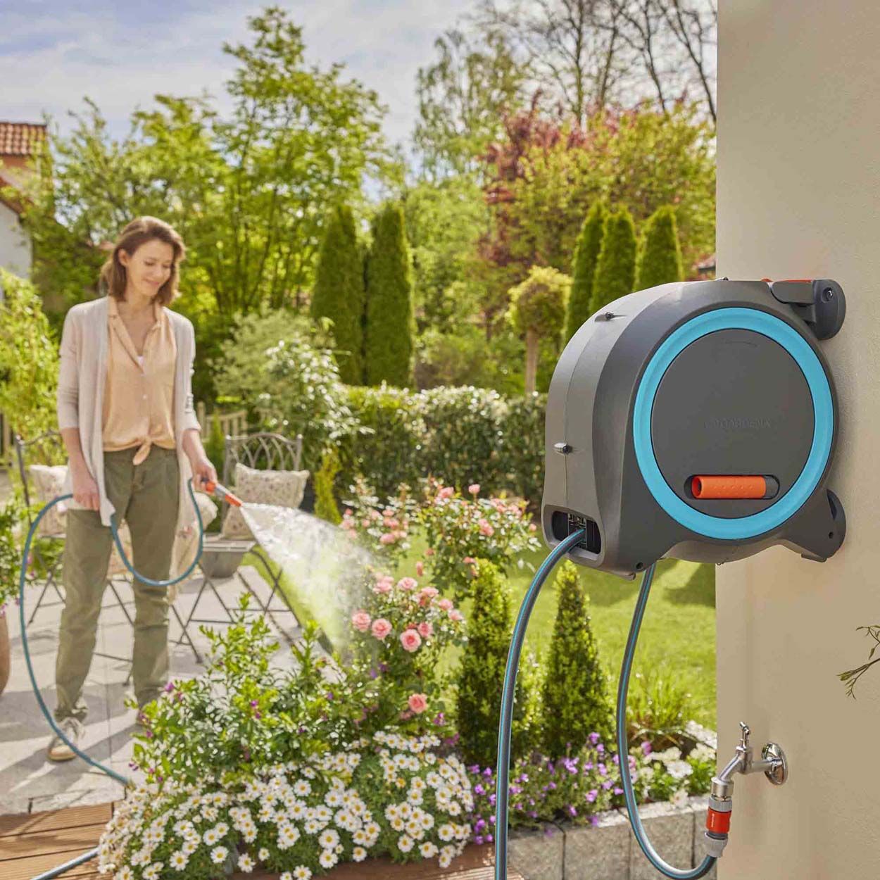 Gardena Dual Hose Box 25M