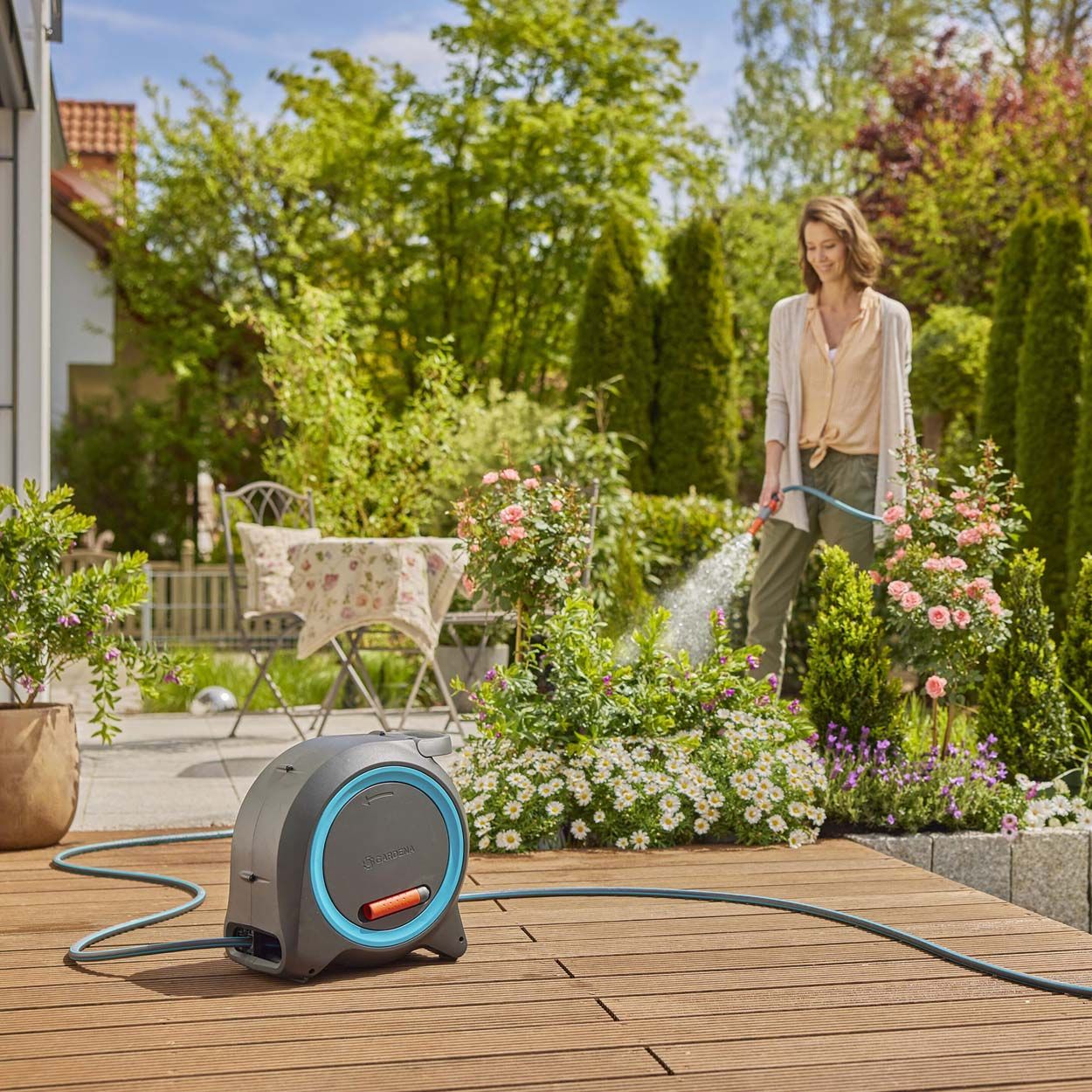 Gardena Dual Hose Box 25M