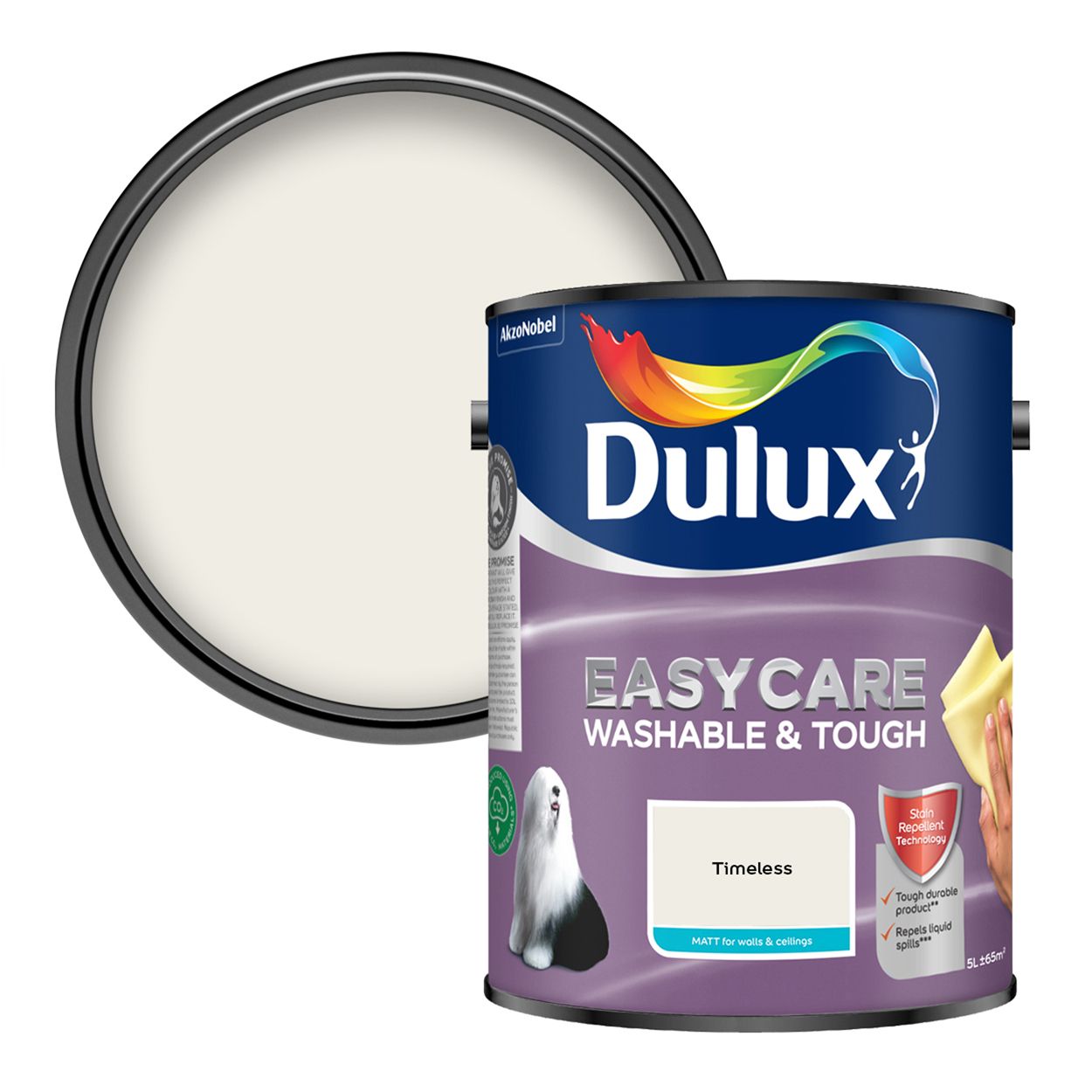Dulux Easycare Washable & Tough Matt Timeless 5L
