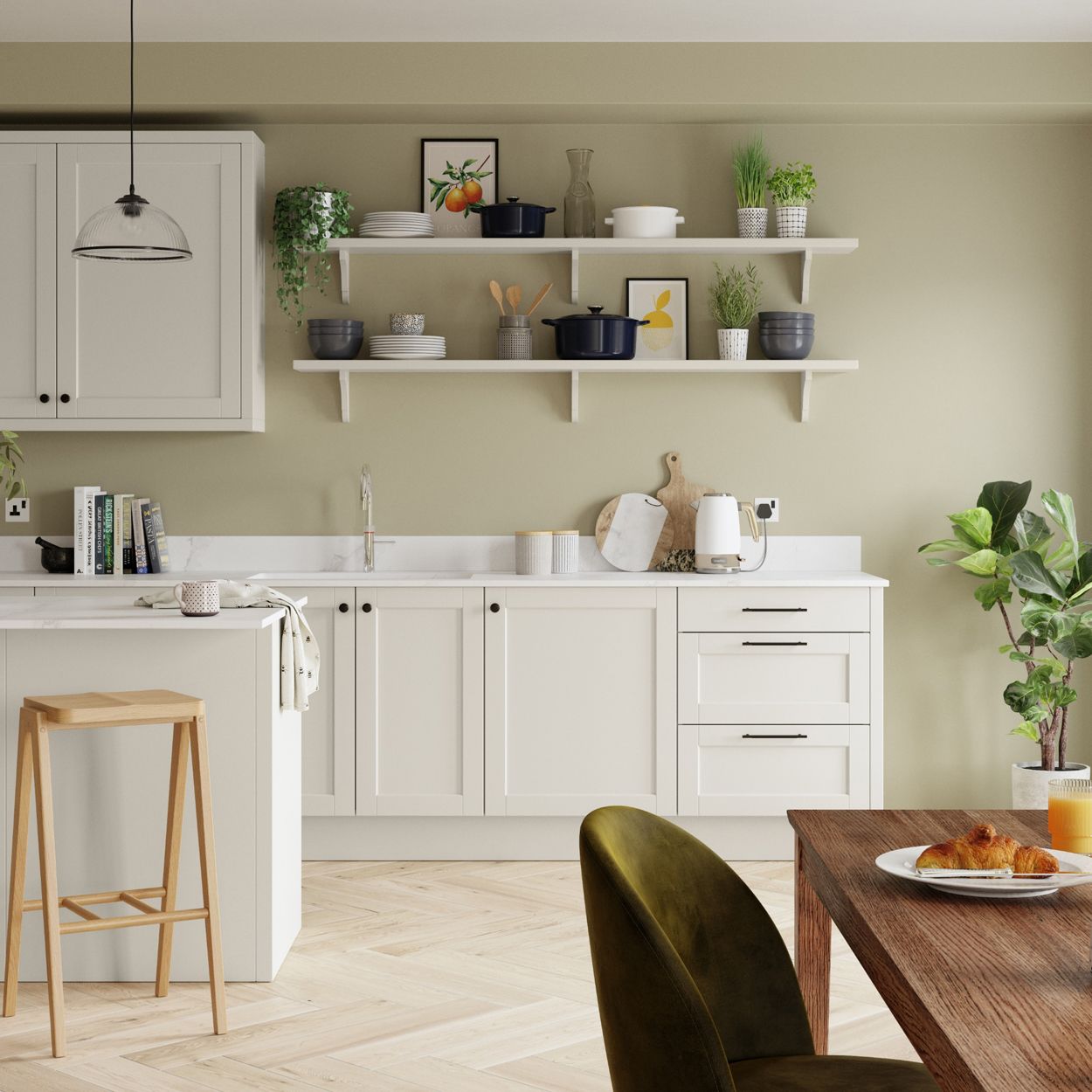 Dulux Easycare Kitchen Overtly Olive 2.5L
