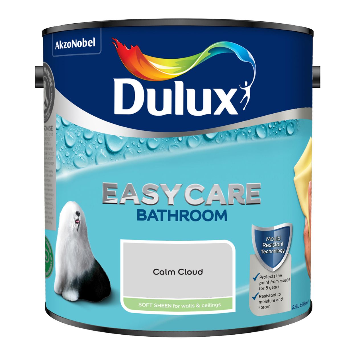 Dulux Easycare Bathroom Calm Cloud 2.5L