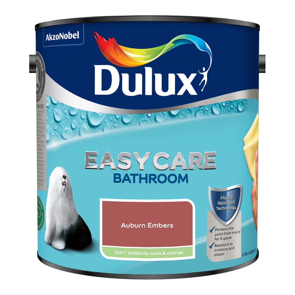 Dulux Easycare Bathroom Auburn Embers 2.5L