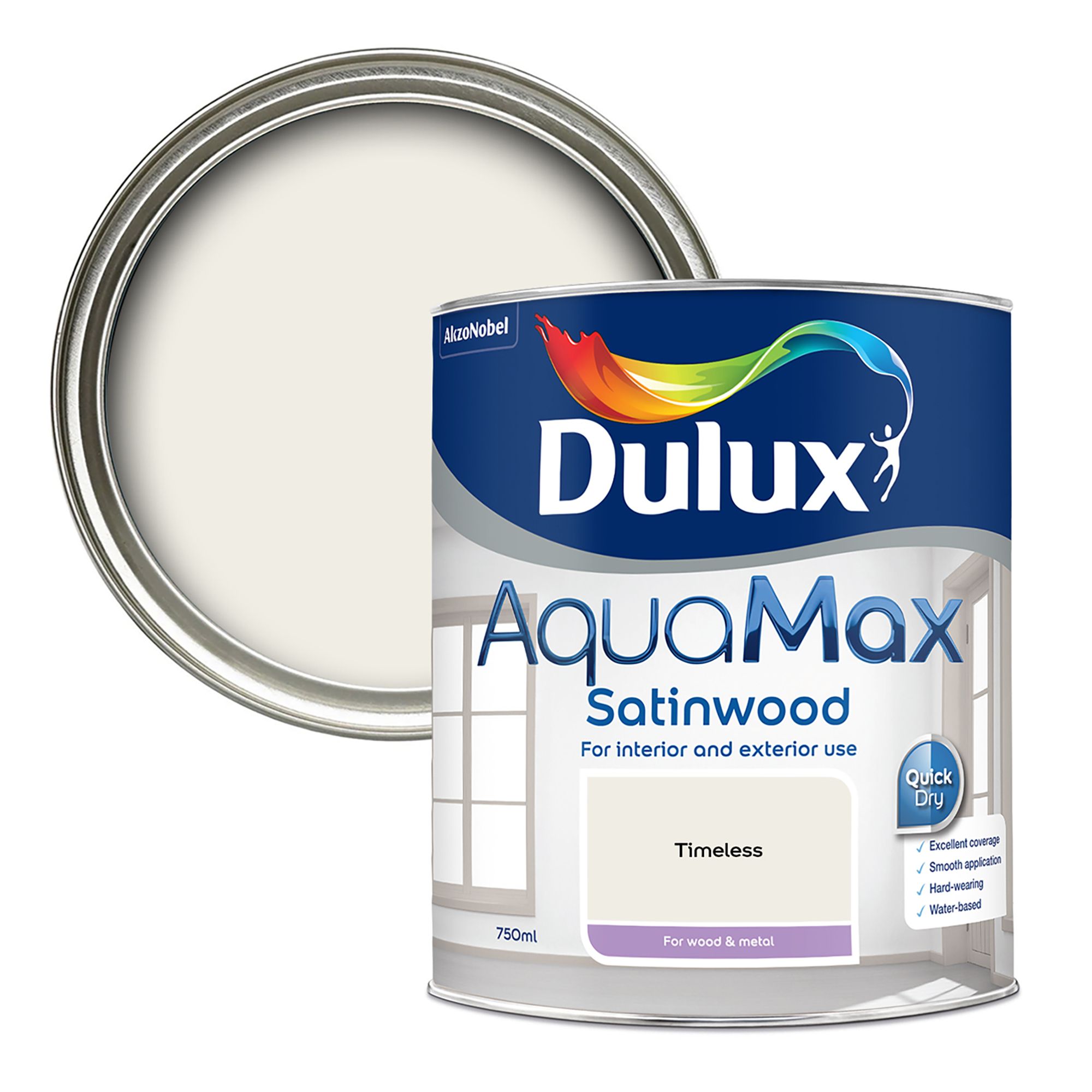 Dulux Aquamax Satinwood Timeless 750ml
