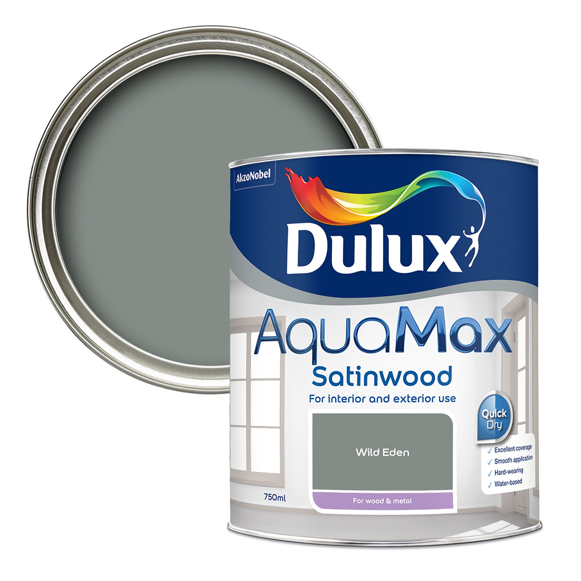 Dulux Aquamax Satinwood Wild Eden 750ml