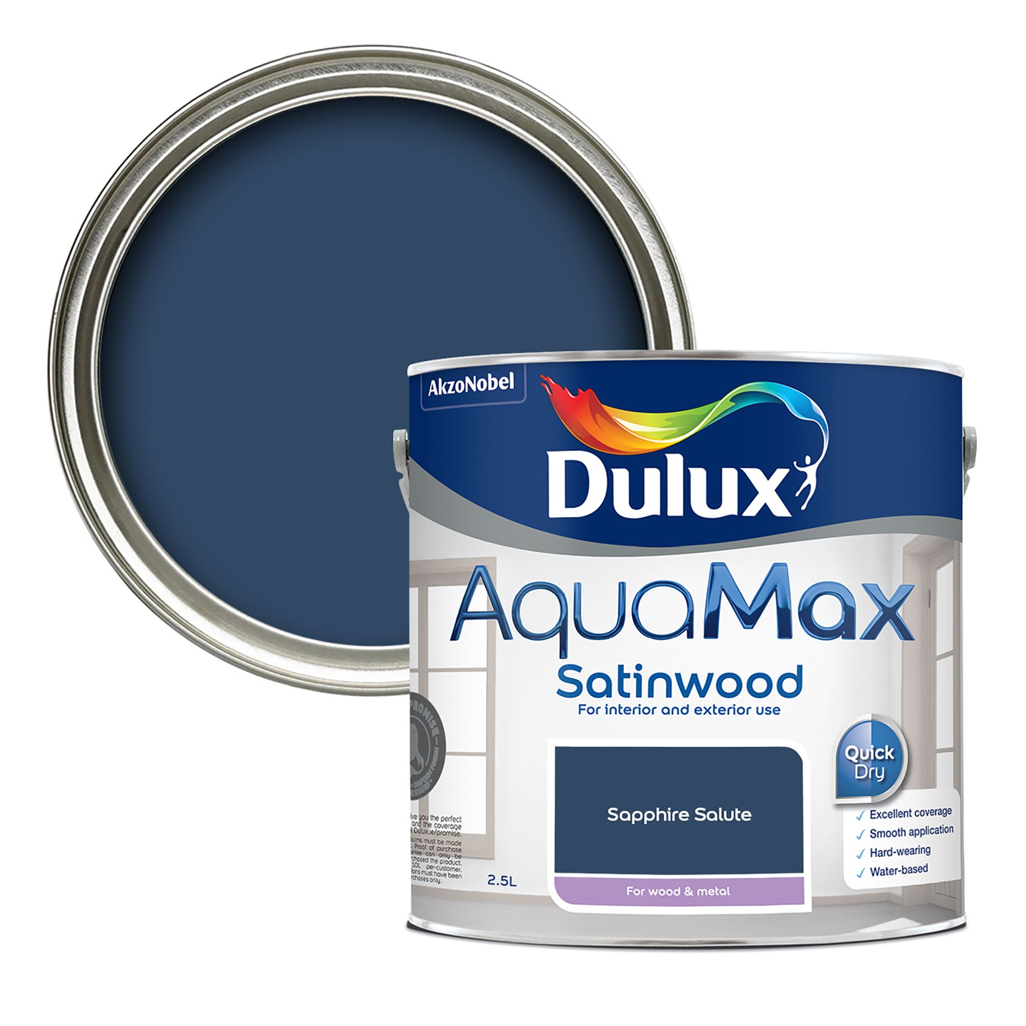 Dulux Aquamax Satinwood Sapphire Salute 2.5L