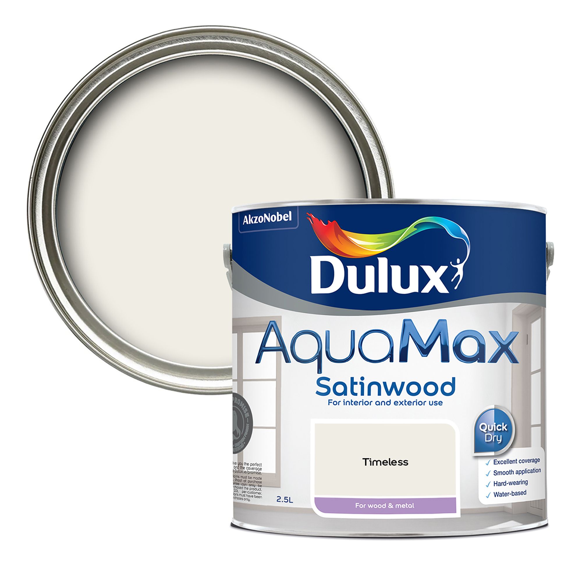 Dulux Aquamax Satinwood Timeless 2.5L