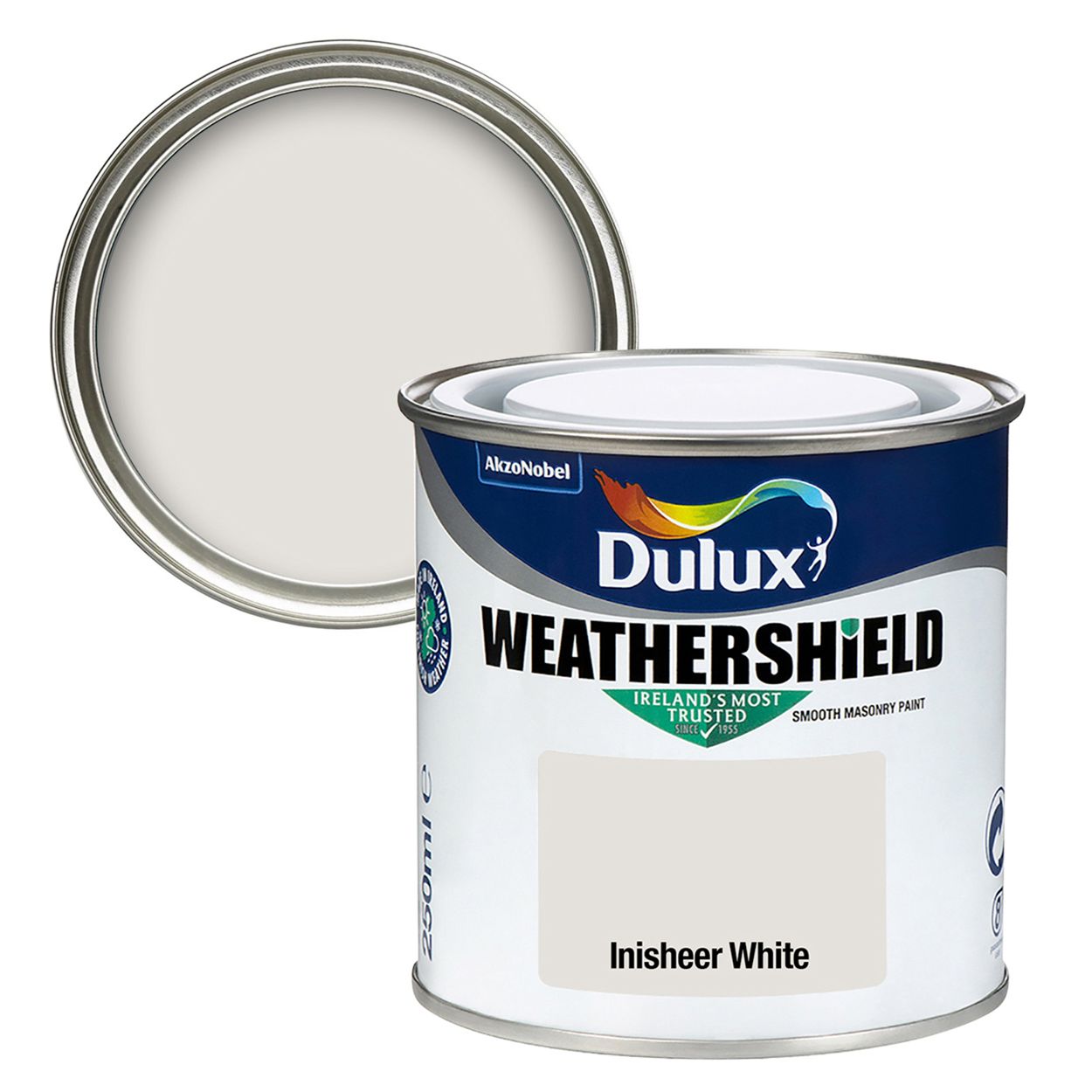 Dulux Weathershield Smooth Masonry Inisheer White 250ml