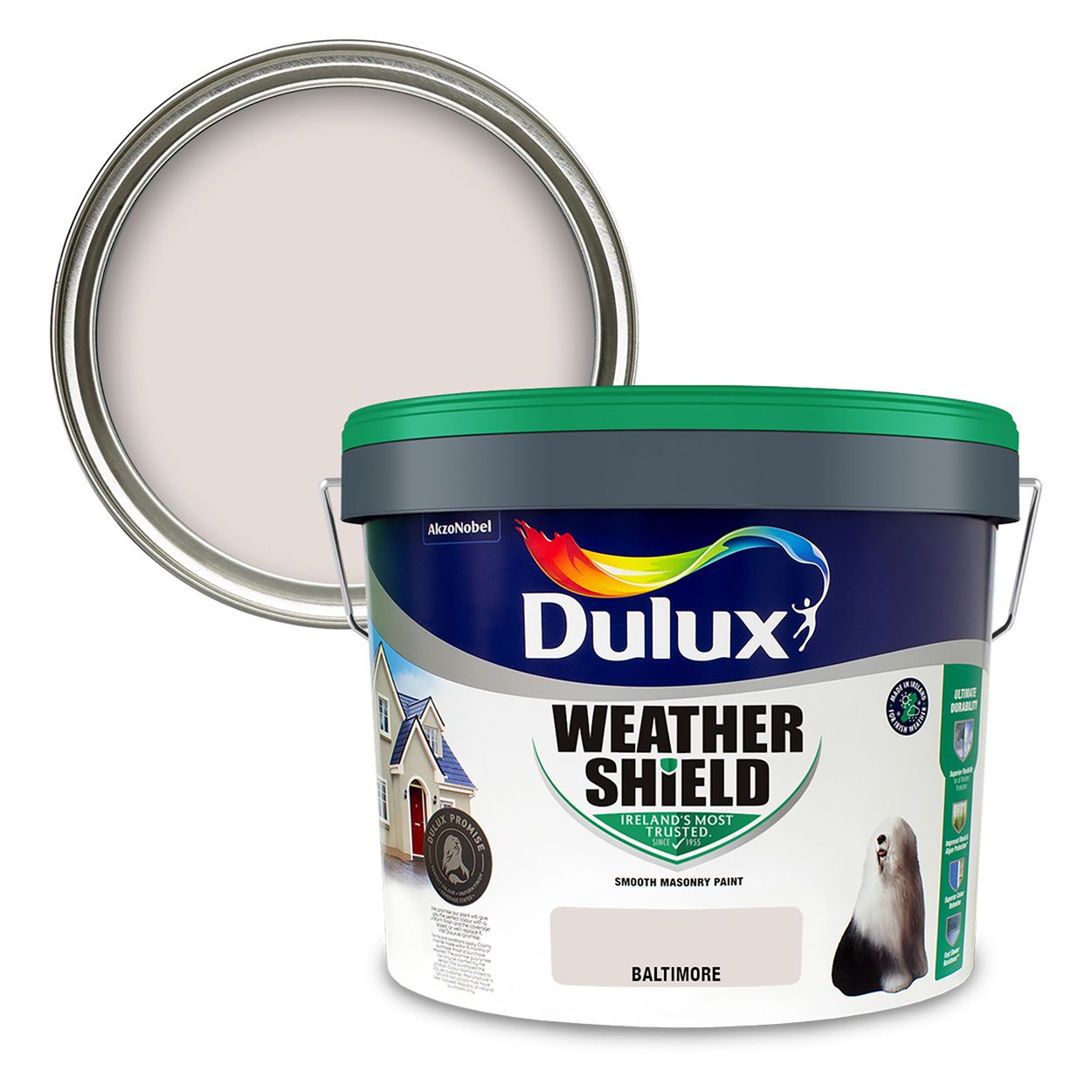 Dulux Weathershield Smooth Masonry Baltimore 10L