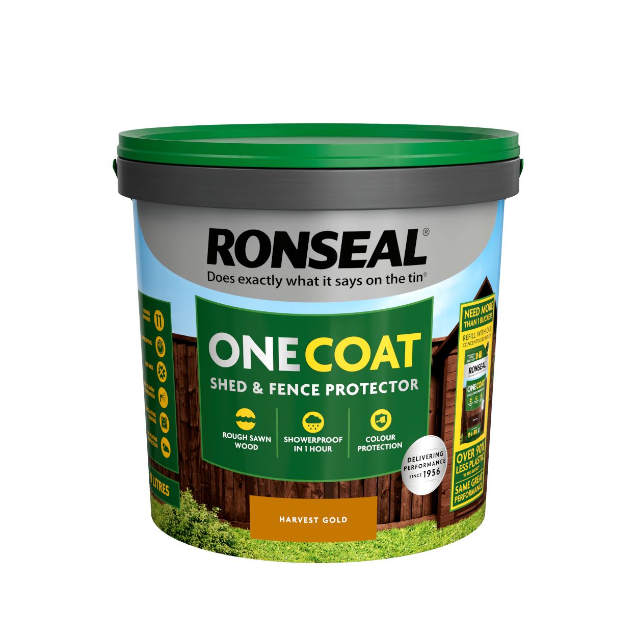 Ronseal One Coat Shed & Fence Protector Harvest Gold 9L