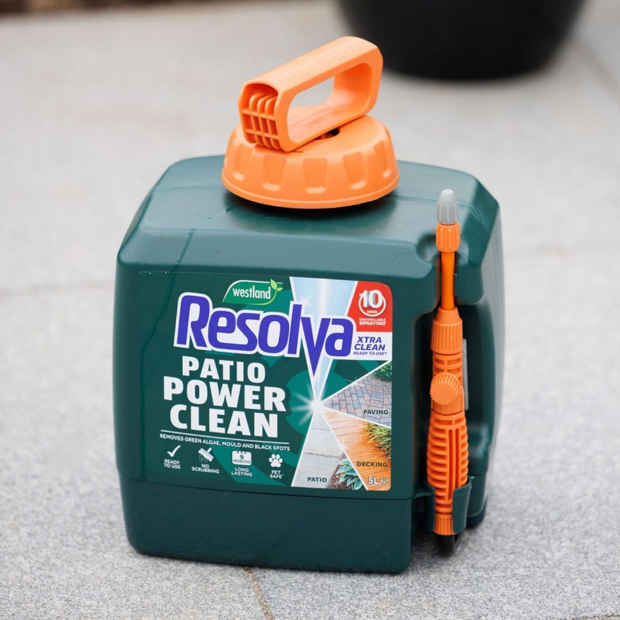 Resolva Xtra Clean Ready to Use Patio Power 5L Pump