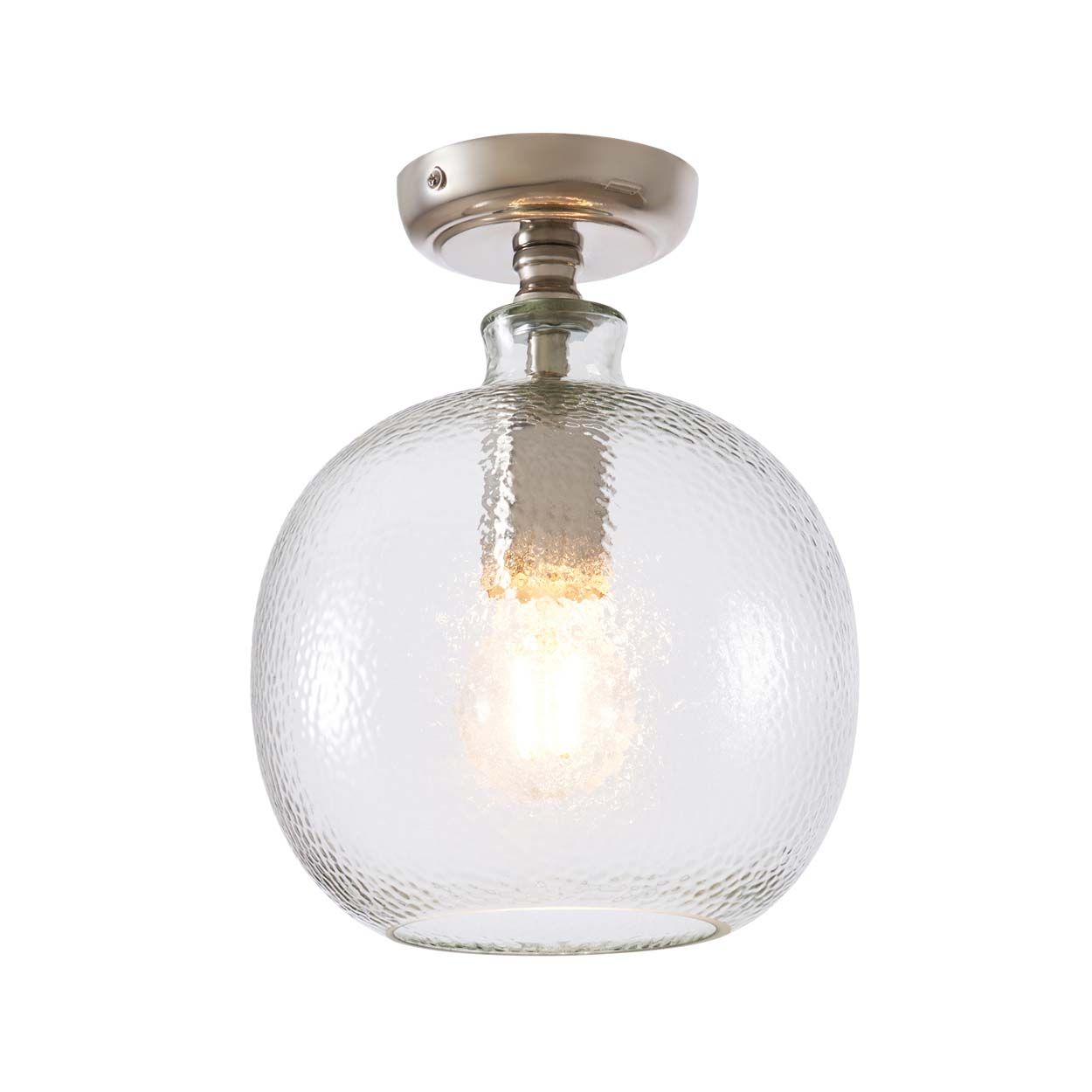 Cascade Lighting Alton Bobble Glass 1 Light Flush