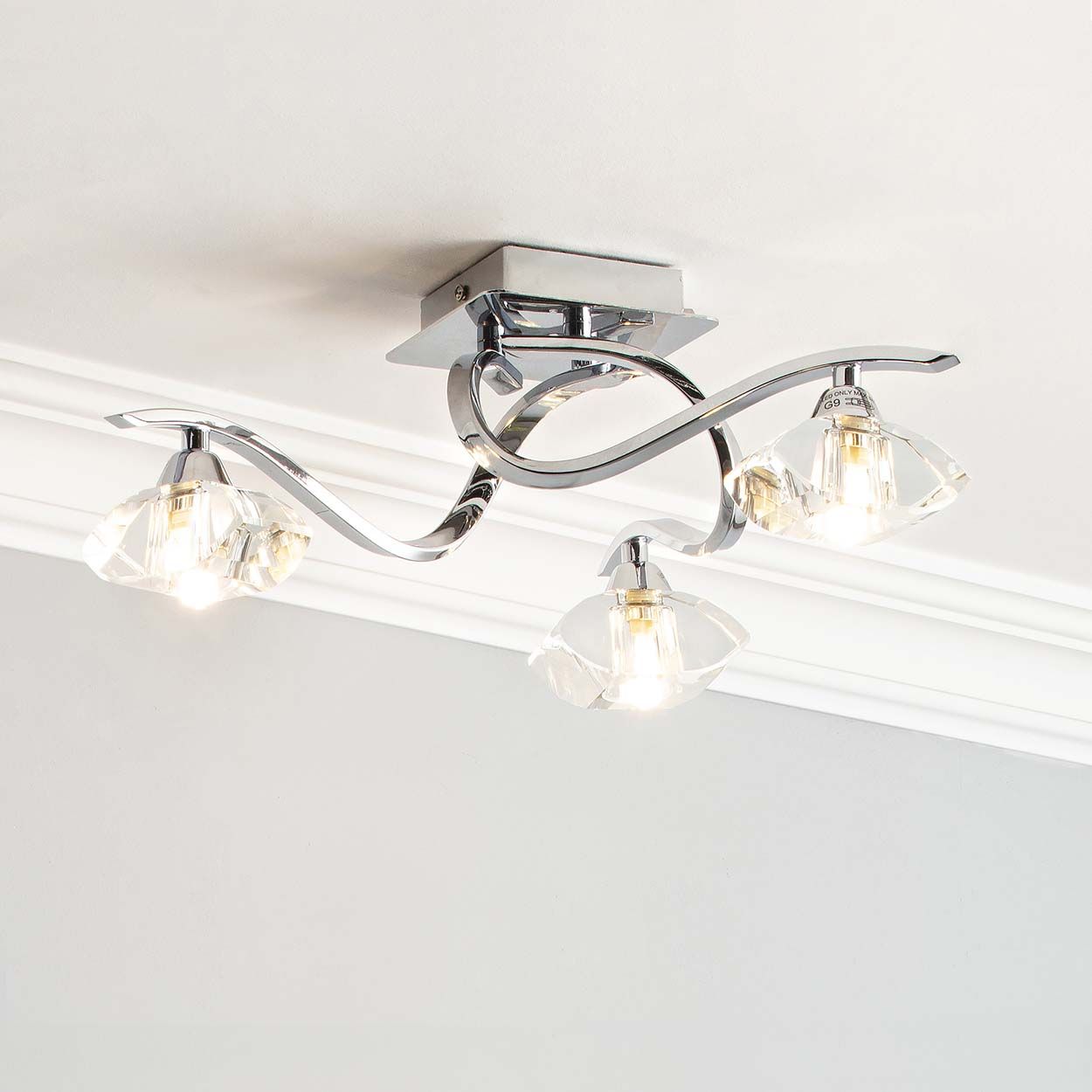 Cascade Lighting Ricken 3Lt Flush