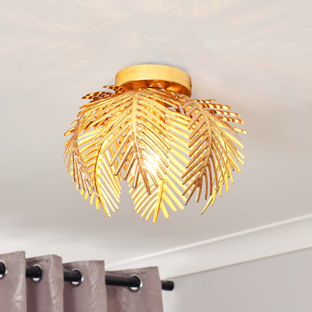 Cascade Lighting Maggi Palm Flush Ceiling Fitting