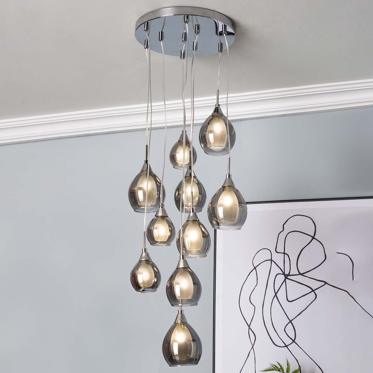 Cascade Lighting Walker 10 Light Cluster