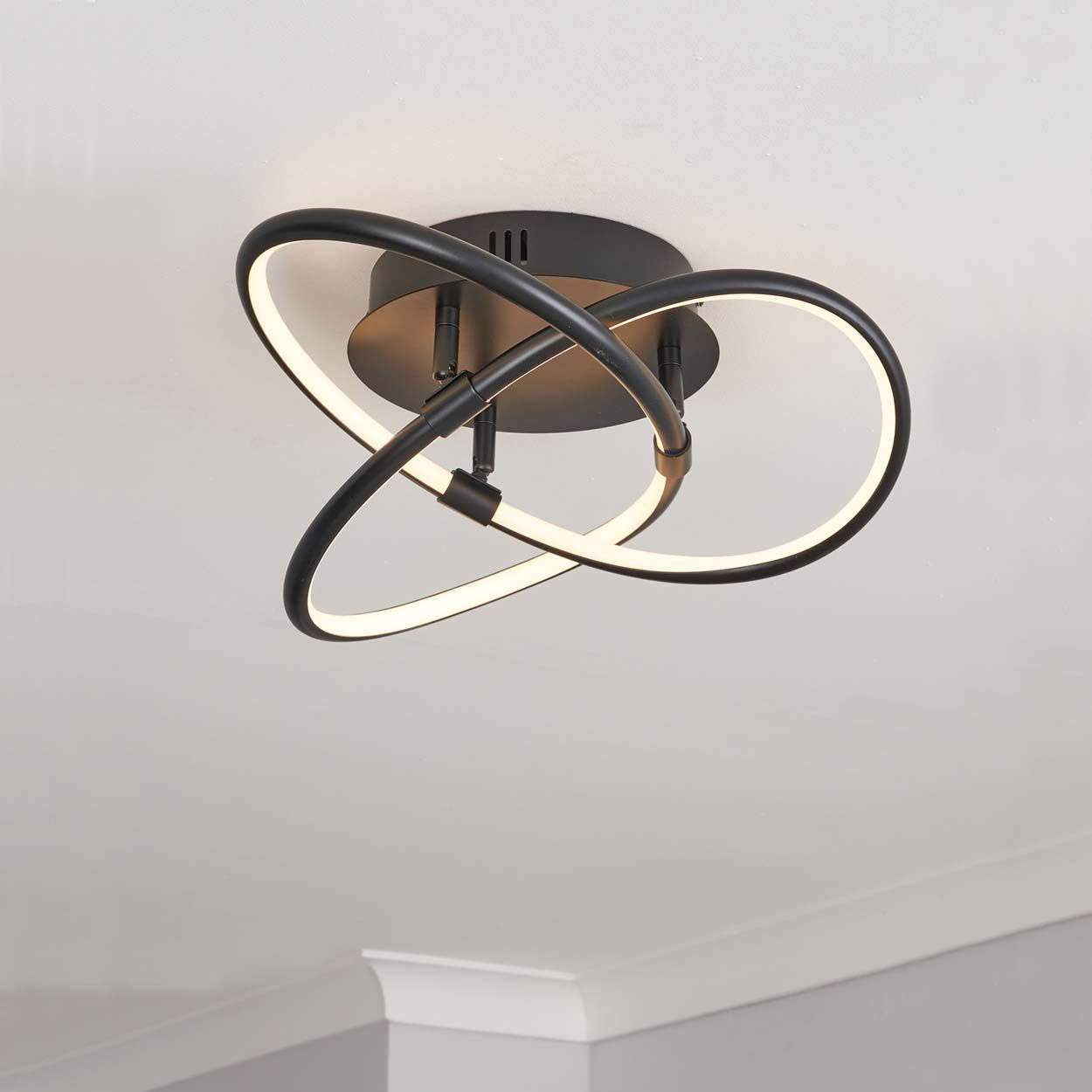 Cascade Lighting Alder Knotted Shape Led Flush