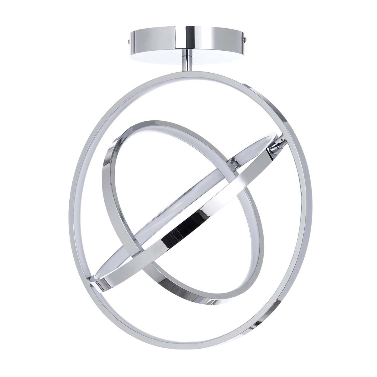 Cascade Lighting Whitby 3 Rings Orbital Led Flush