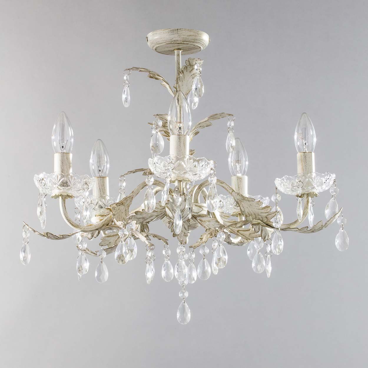 Cascade Lighting Bewley 5Lt Flush Cream