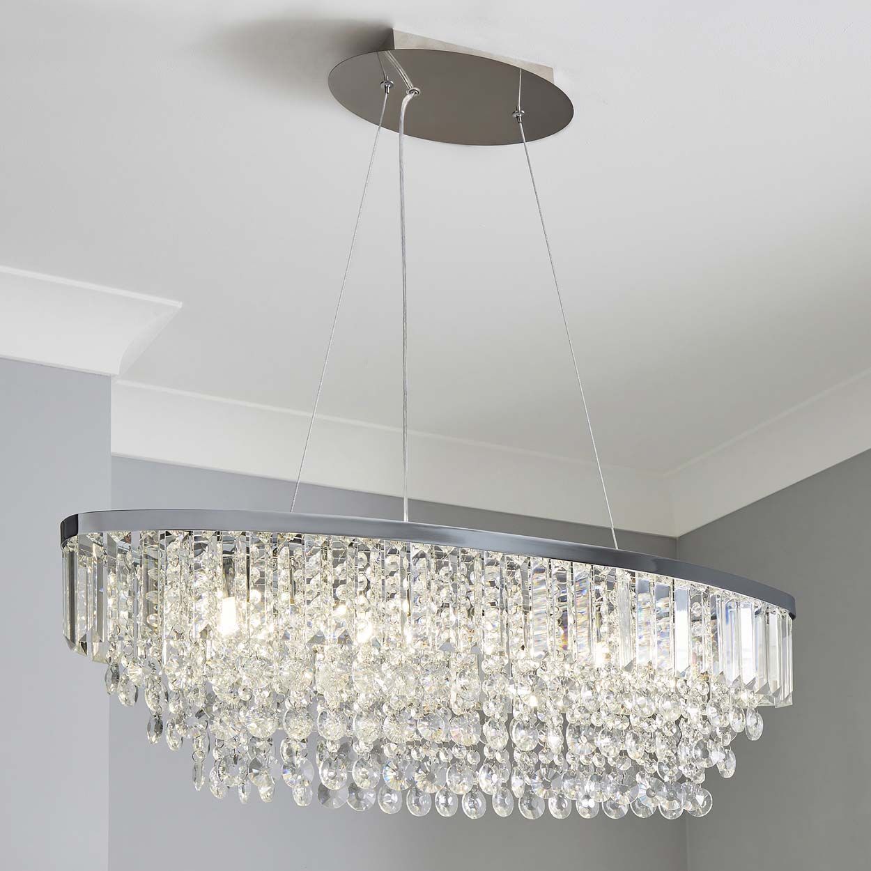 Cascade Lighting Grove Diner Pendant Chrome