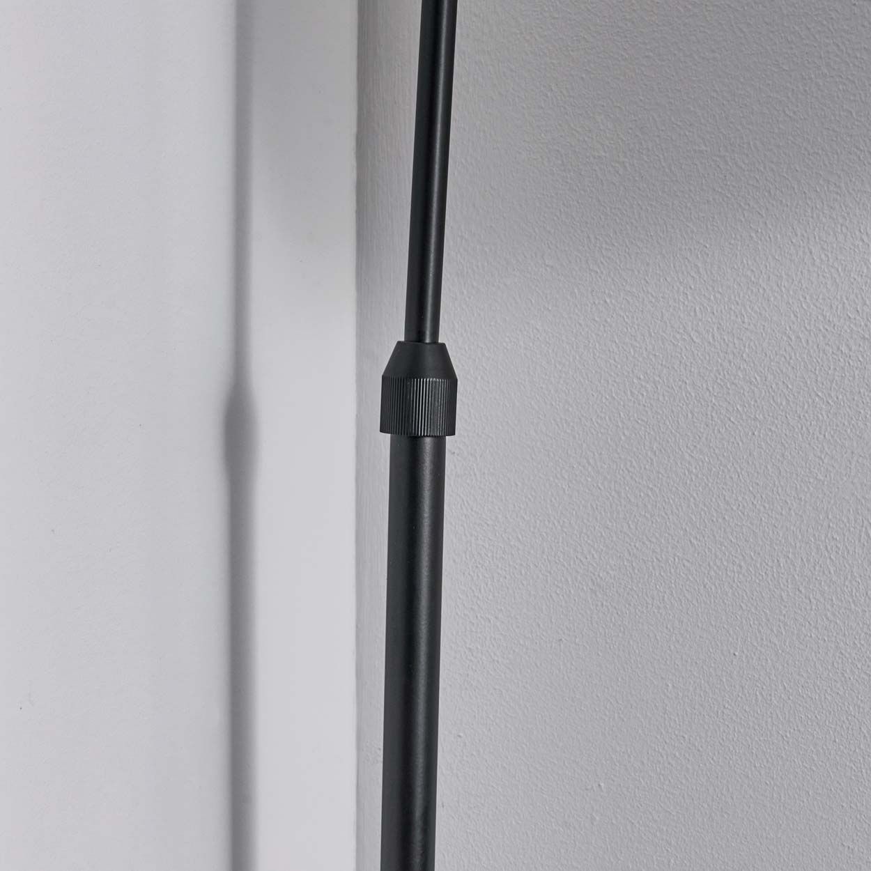 Cascade Lighting Rowen Curved Floor Lamp Satin Black