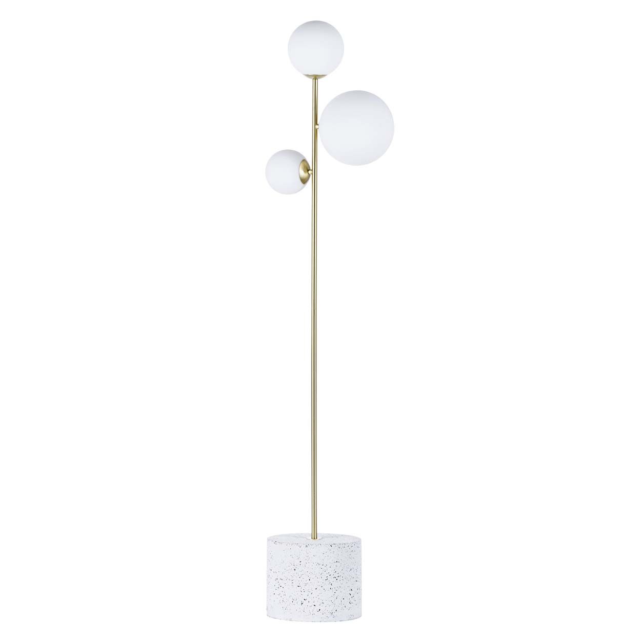 Cascade Lighting Riley Floor Lamp Satin Brass