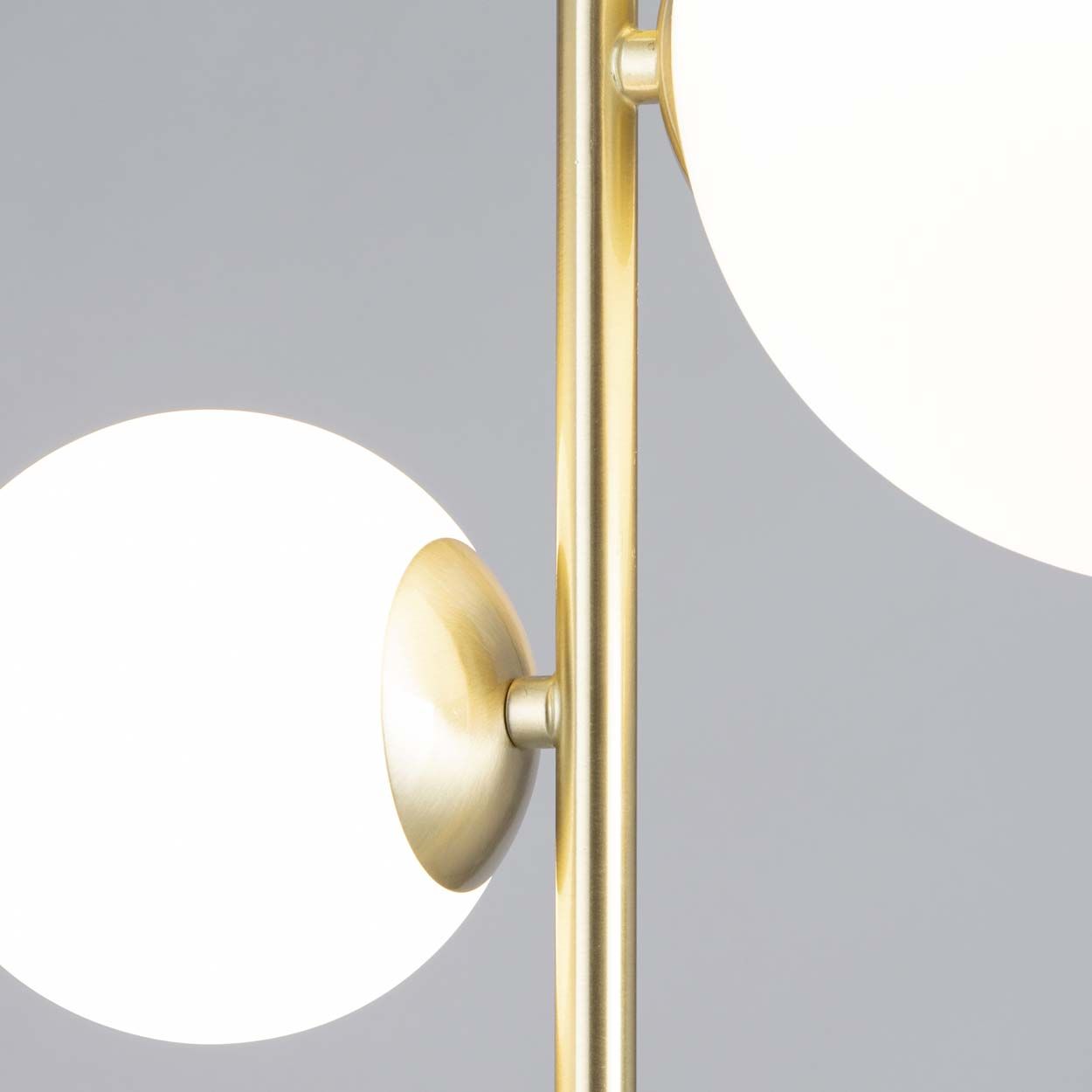Cascade Lighting Riley Floor Lamp Satin Brass
