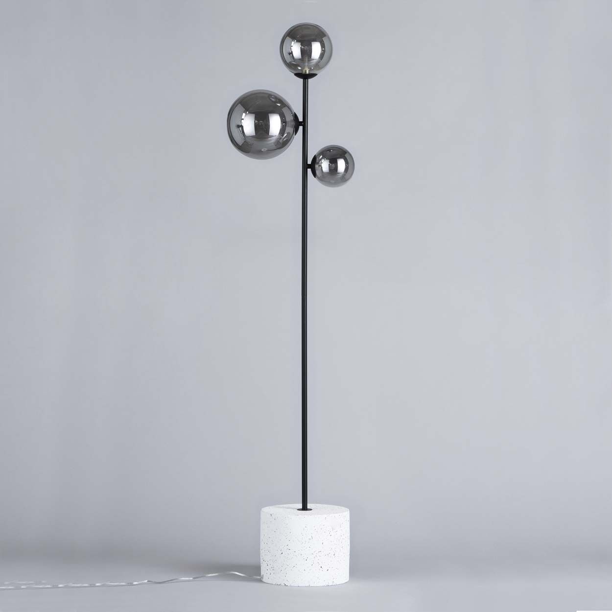 Cascade Lighting Riley Floor Lamp Satin Black