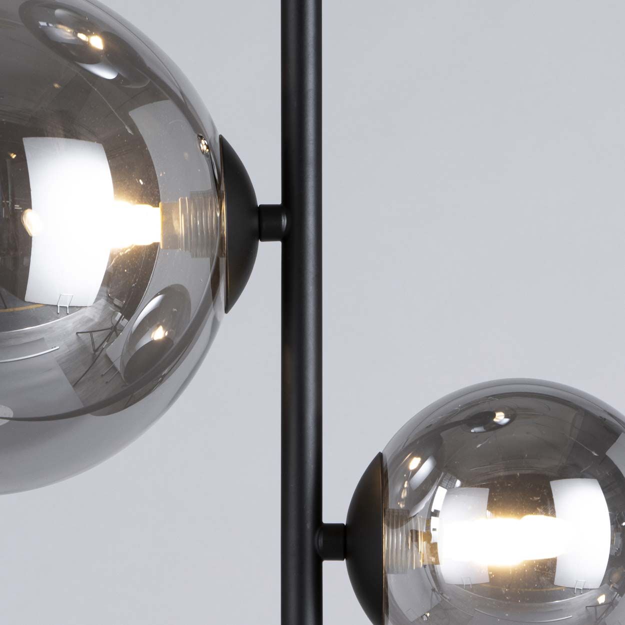 Cascade Lighting Riley Floor Lamp Satin Black