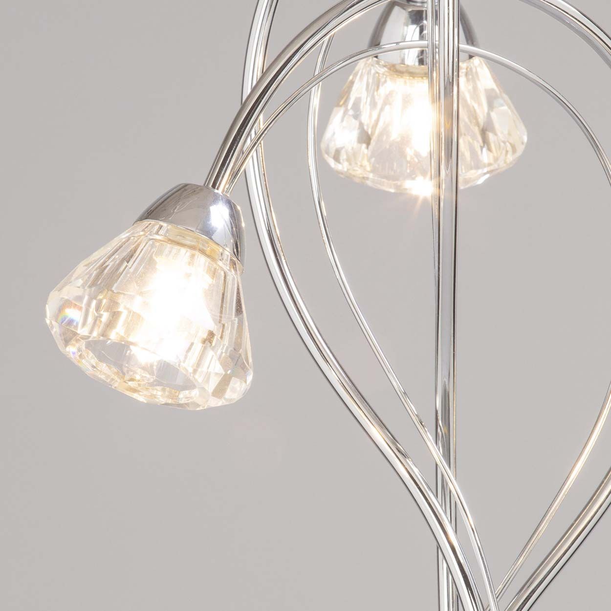 Cascade Lighting Tiago Floor Lamp Chrome