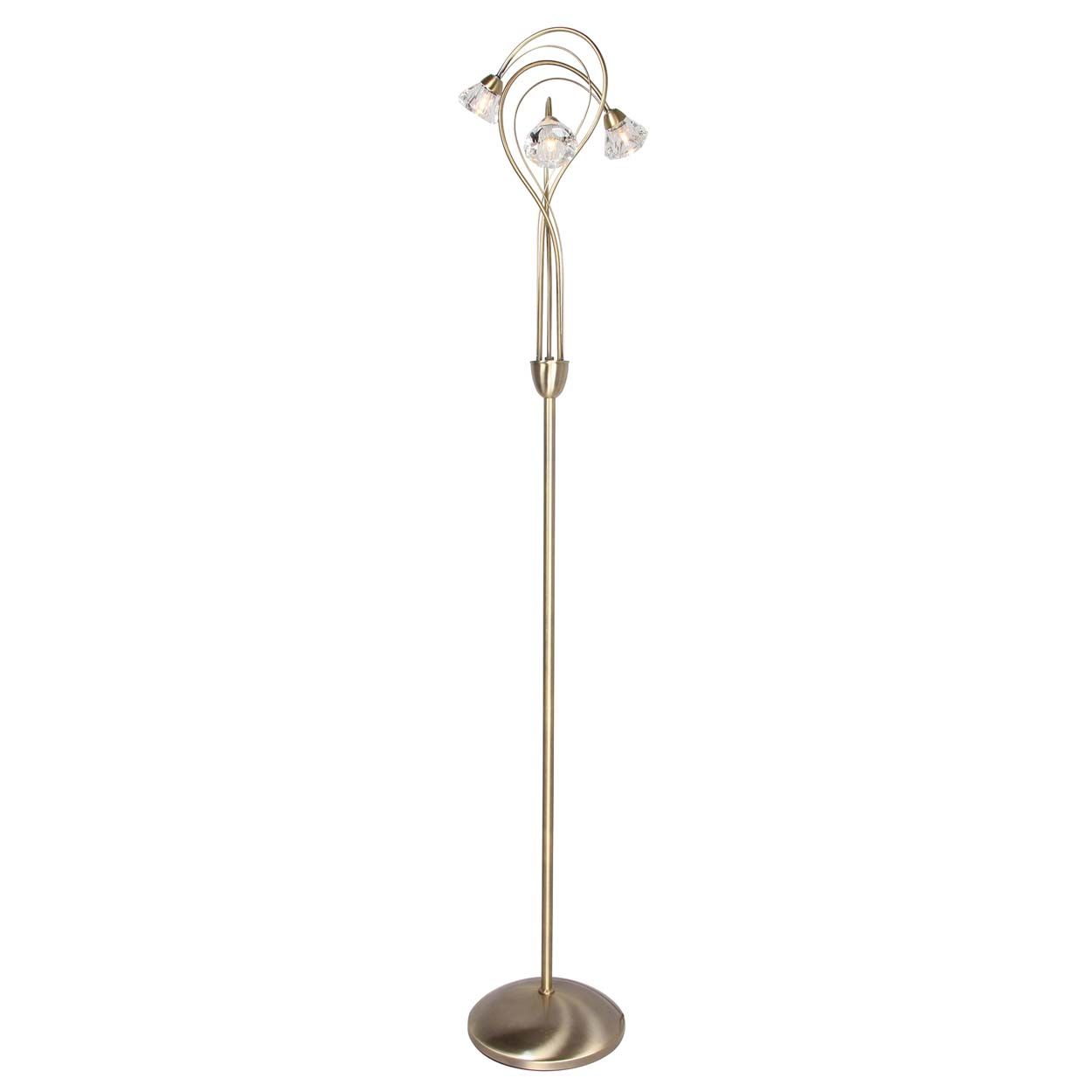 Cascade Lighting Tiago Floor Lamp Ant Brass