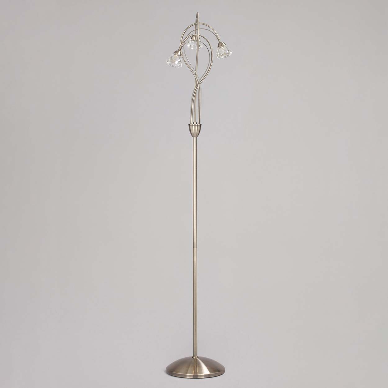Cascade Lighting Tiago Floor Lamp Ant Brass