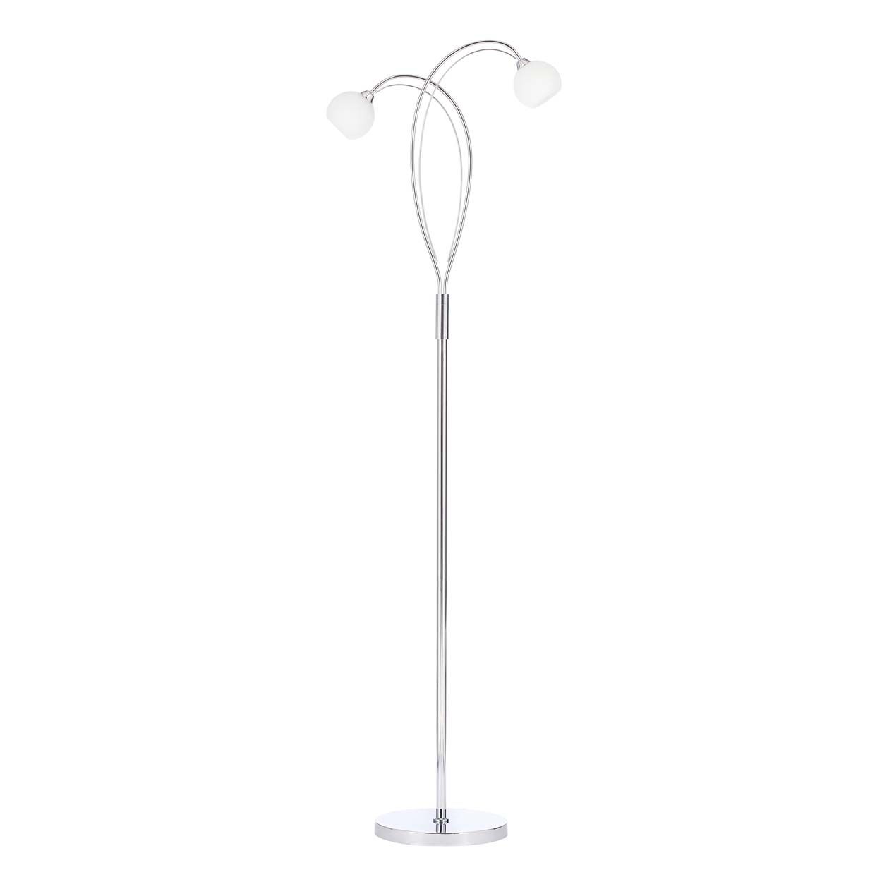 Cascade Lighting Ella Floor Lamp Chrome