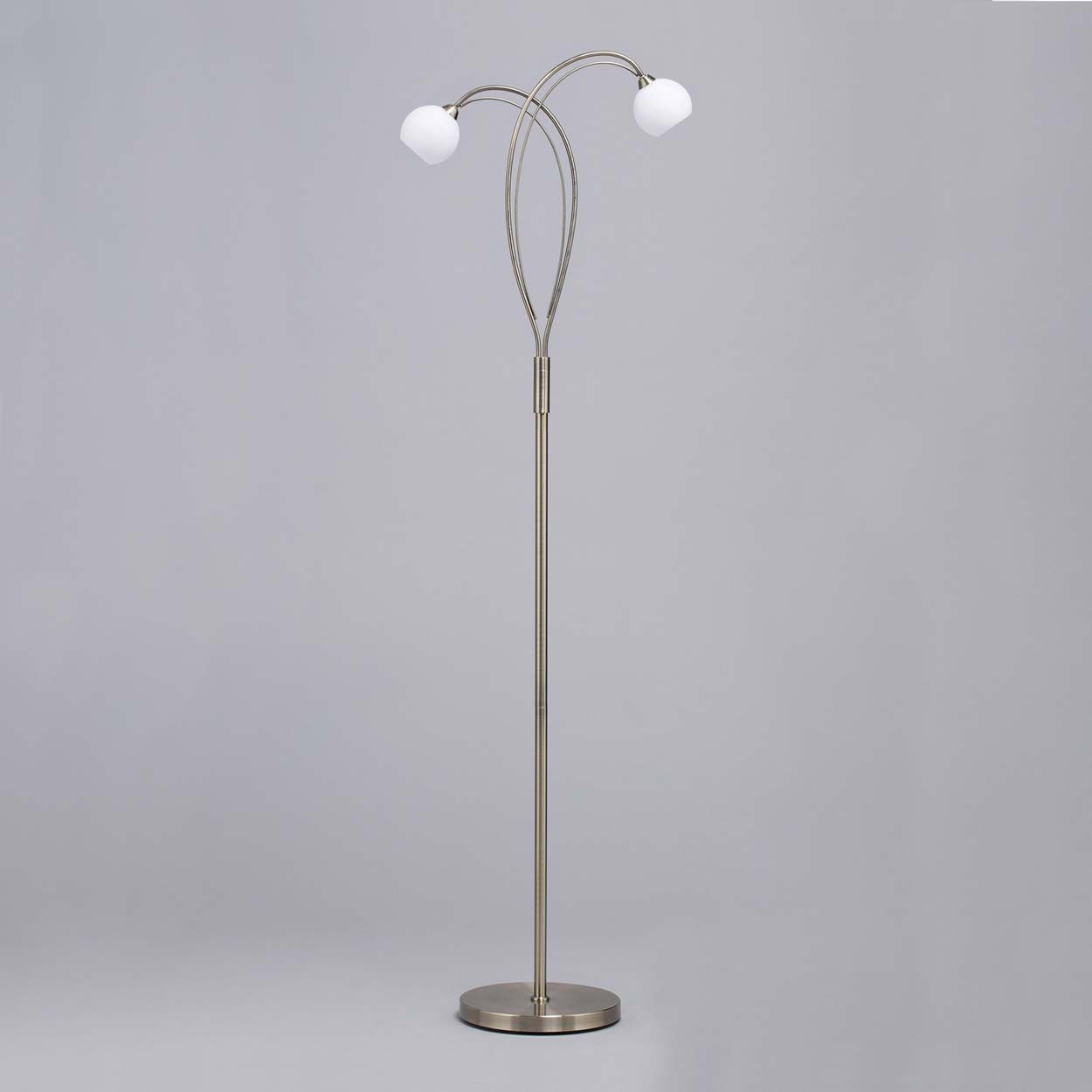 Cascade Lighting Ella Floor Lamp Ant Brass