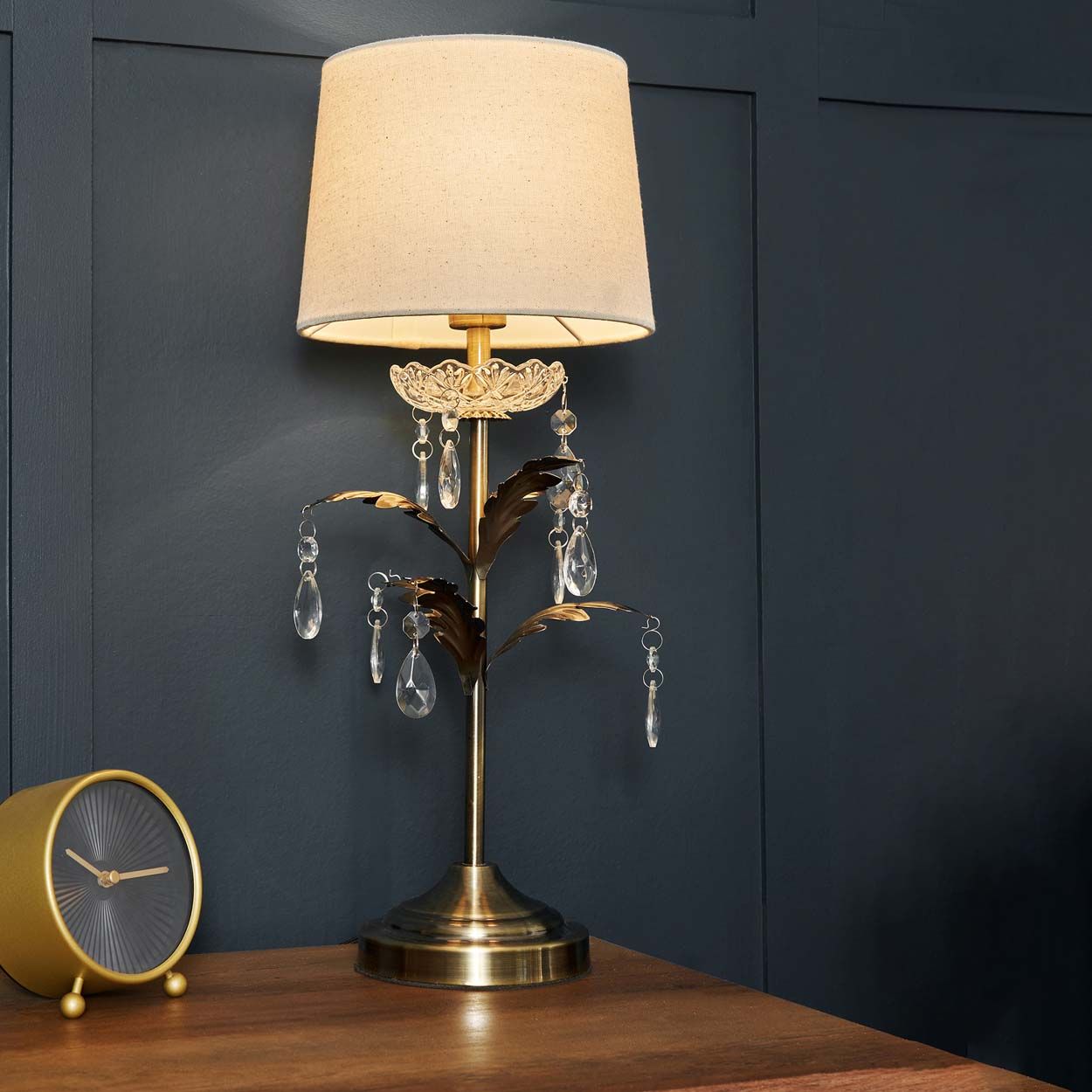 Cascade Lighting Shay Table Lamp Cream Mushroom