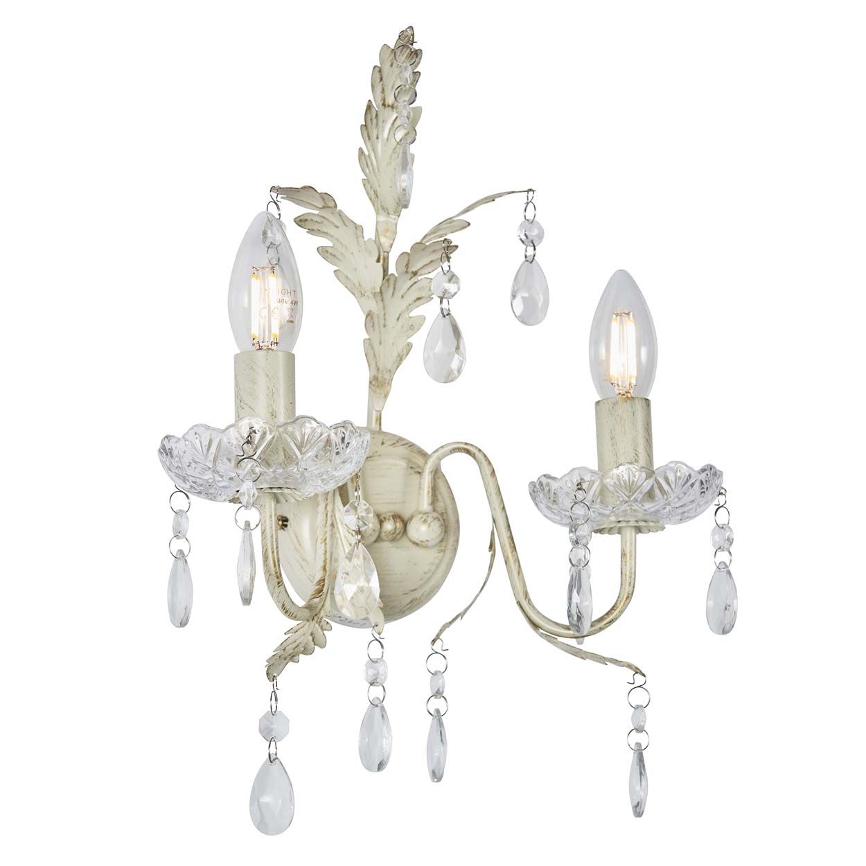 Cascade Lighting Shay Wall Light Cream