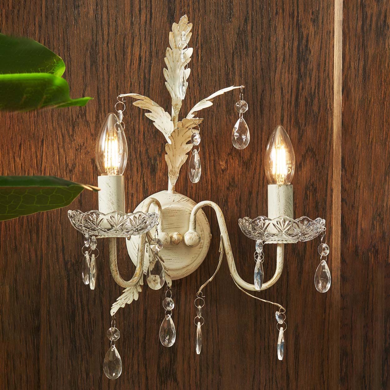 Cascade Lighting Shay Wall Light Cream