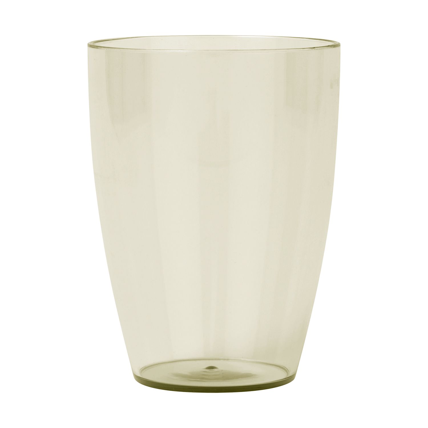 Reusable Tumbler Clear Gold 2 Pack