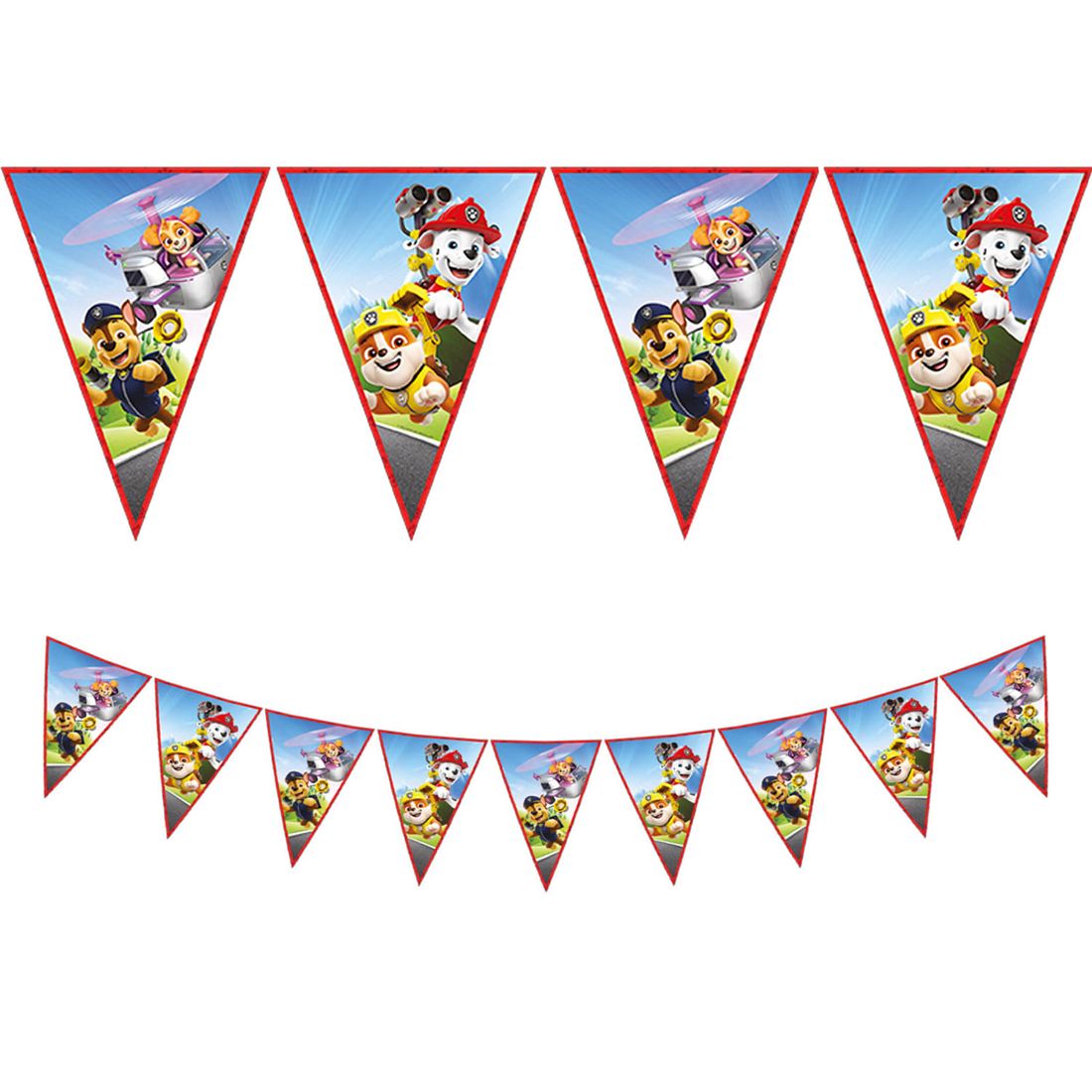 Paw Patrol Heros Party Flag Bunting