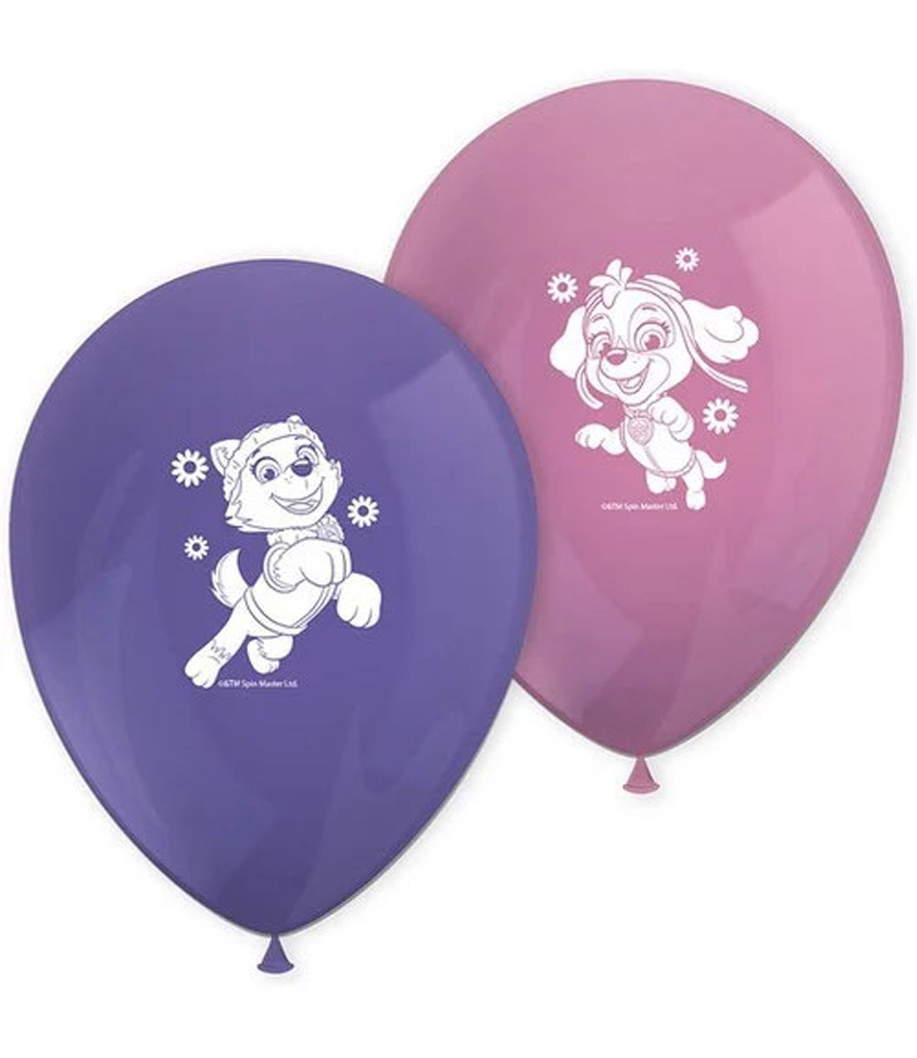 Paw Patrol Skye Latex Balloons 8 Pack