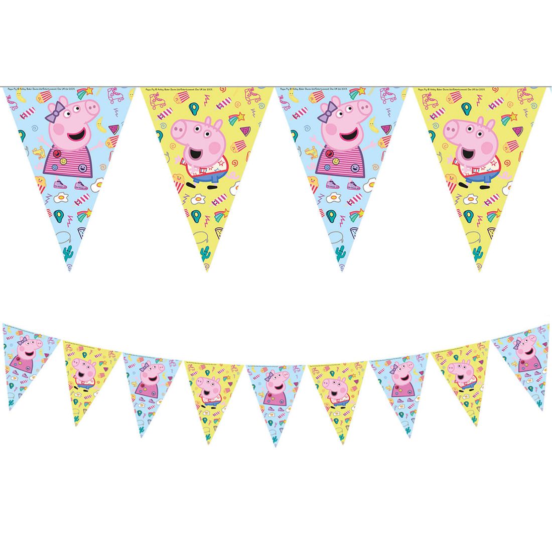 Peppa Pig Party Flag Bunting