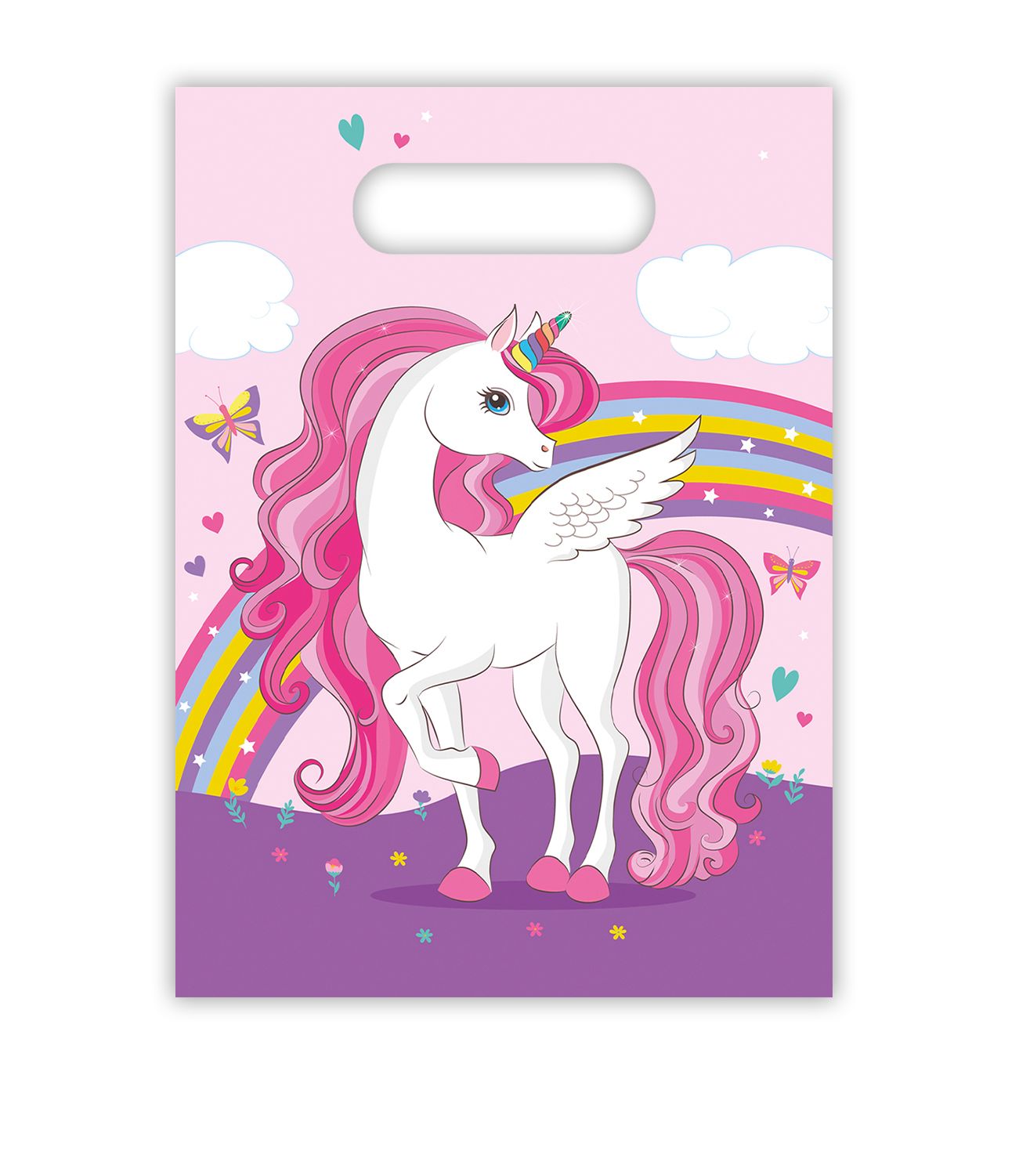Rainbow Unicorn Party Bags 6 Pack