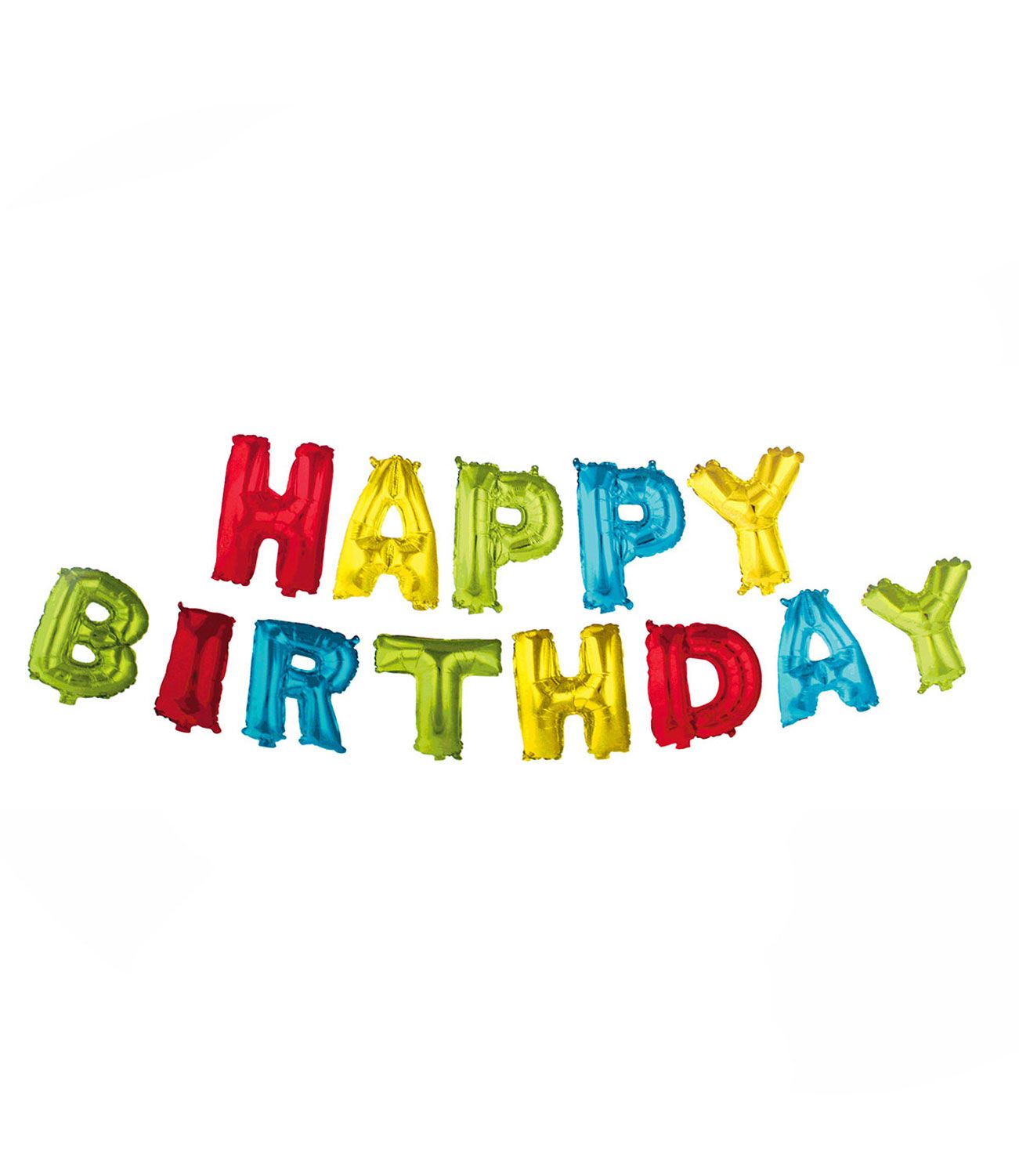Happy Birthday Letters Foil Ballon