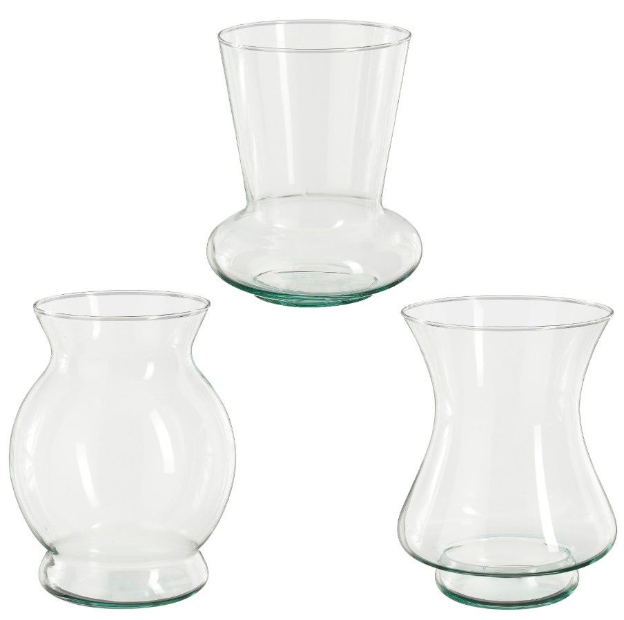 Jazz Vase Glass assorted 20cm