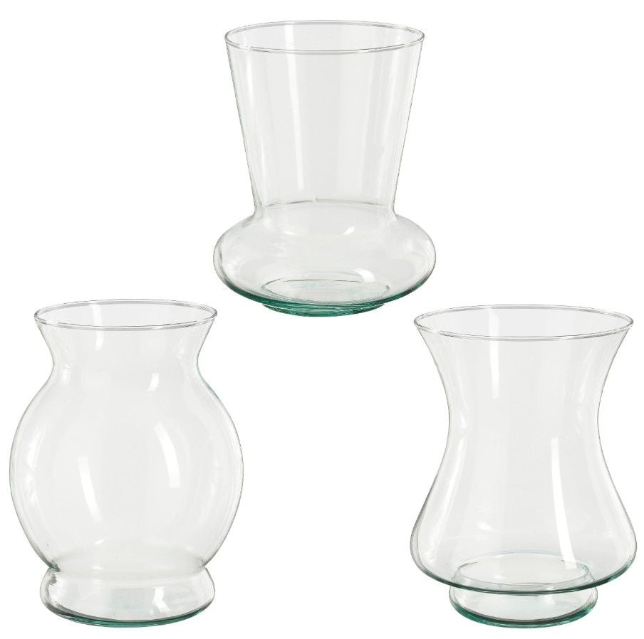 Jazz Vase Glass assorted 20cm