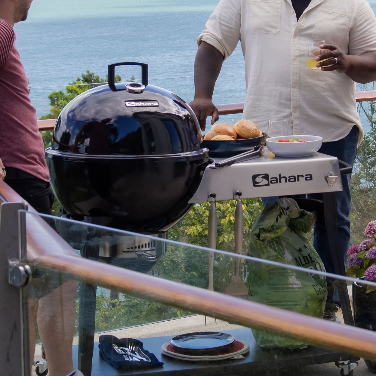 Sahara Forge Host 61cm Charcoal BBQ