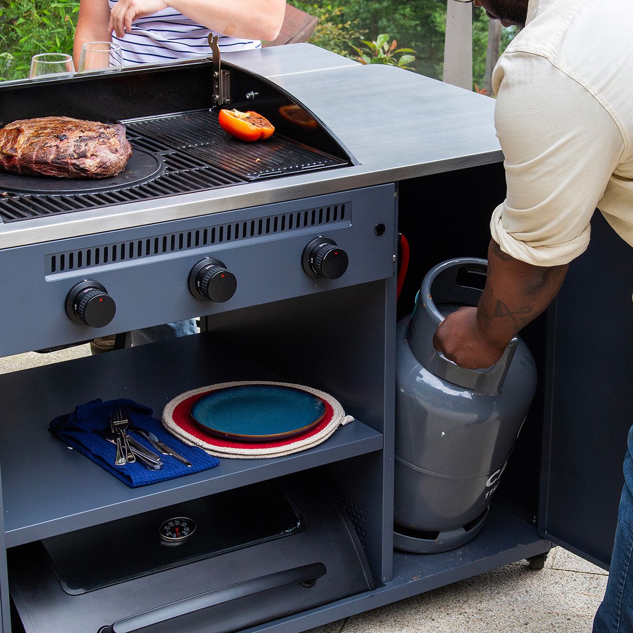 Sahara Arke 3 Burner Gas BBQ