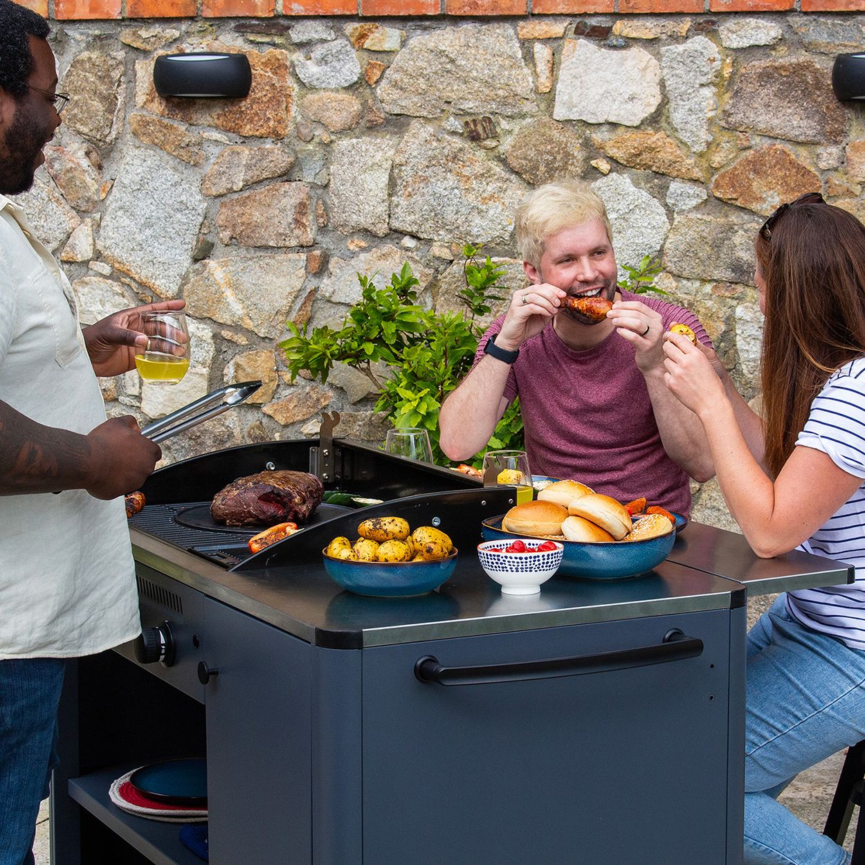 Sahara Arke 3 Burner Gas BBQ