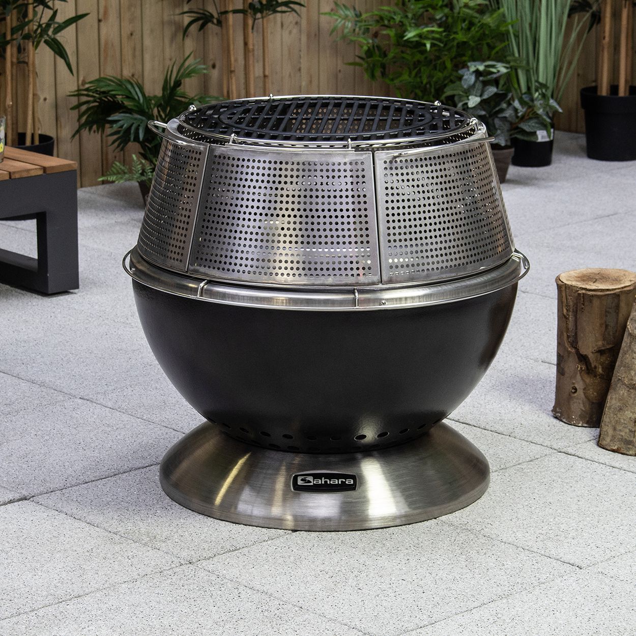 Sahara Fire Pit Grill System